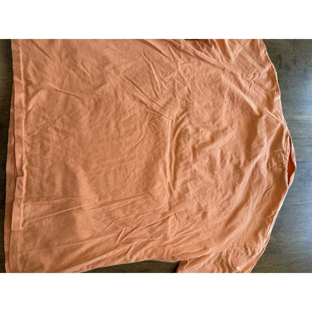 Denim & Supply Ralph Lauren Mens Polo Shirt Size XXL 2XL Orange Cotton Pocket